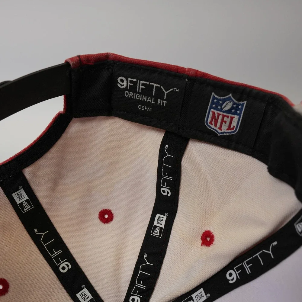 New Era San‎ Francisco 49ers Red Snapback Baseball Cap Adjustable Men
